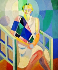 Portrait Of Madame Heim Robertb Delaunay paint by numbers