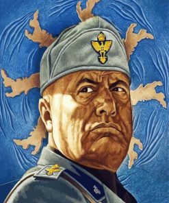 Prime Minister Of Italy Benito Mussolini paint by numbers