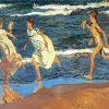 Running Along The Beach By Sorrola paint by numbers