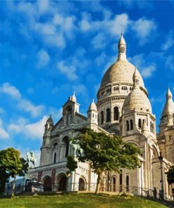 Sacre Coeur Basilica Montmartre paint by numbers