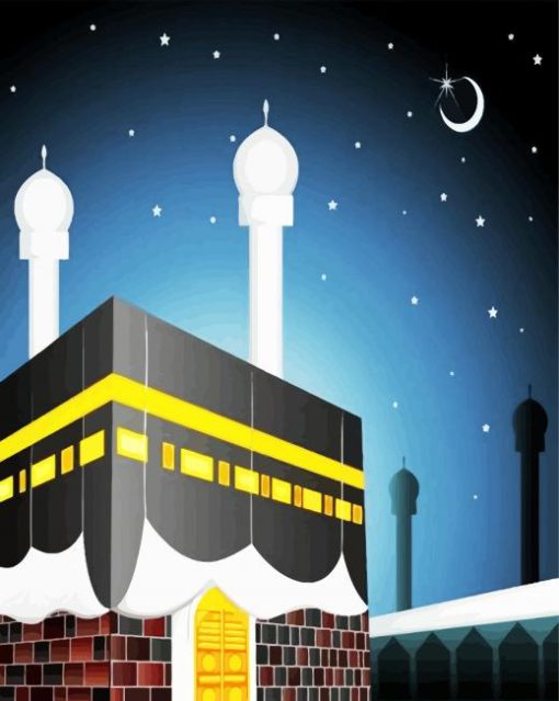 Saudi Arabia Makkah paint by numbers