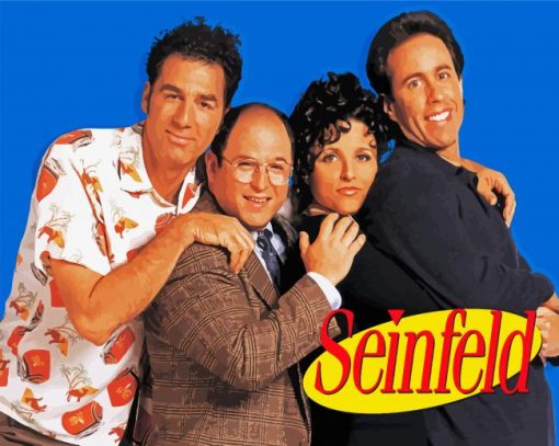 Seinfeld Cast Tv Show paint by numbers