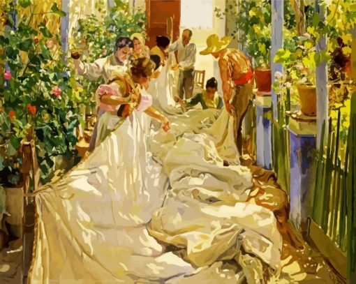 Sewing The Sail By Sorolla paint by numbers