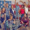 Shameless Cast Tv Show paint by numbers