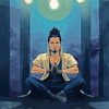 Old Shikamaru At Night paint by numbers