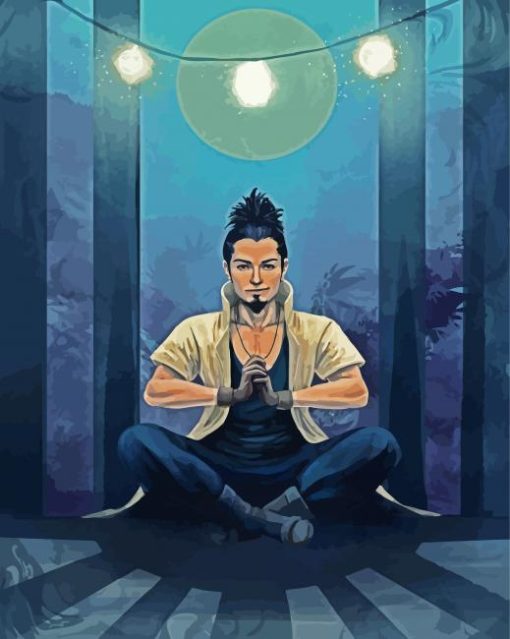 Old Shikamaru At Night paint by numbers