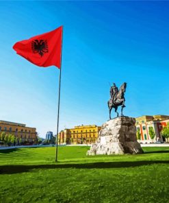 Skanderbeg Square Triana paint by numbers