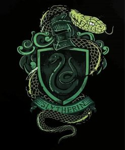 Harry Potter Slytherin Logo paint by numbers