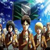 Attack On Titans Poster Anime paint by numbers