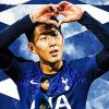 Son Heung Min Soccer Player paint by numbers