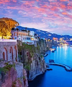 Sorrento City Italy paint by numbers