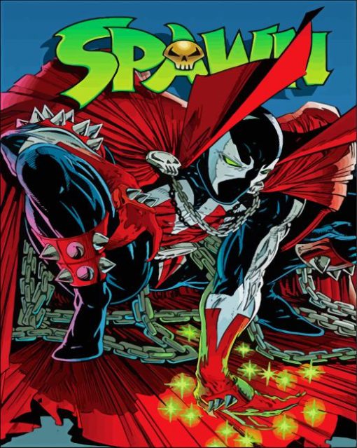 Spawn Art Poster paint by numbers