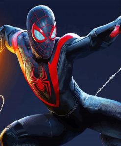 Spider Man Miles Morales Hero paint by numbers