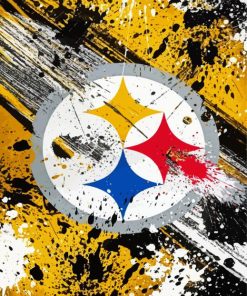 Steelers Football Team Logo paint by numbers