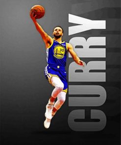 Stephen Curry Basketball paint by numbers