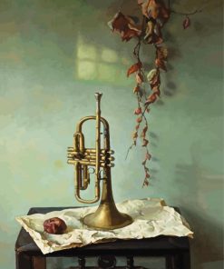 Still life Trumpet Paint by numbers