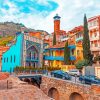 Sulfur Baths Tbilisi georgia paint by numbers