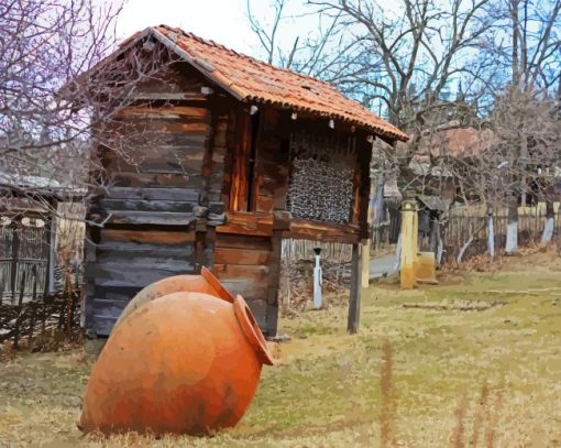 Tbilisi Open Air Museum Of Ethnography paint by numbers