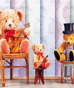 The Teddy Bears Band paint by numbers