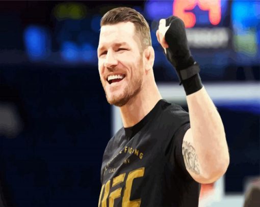 The Champion Bisping paint by number