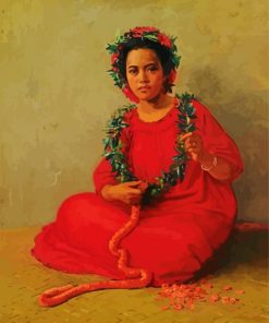 The Lei Maker Women paint by numbers