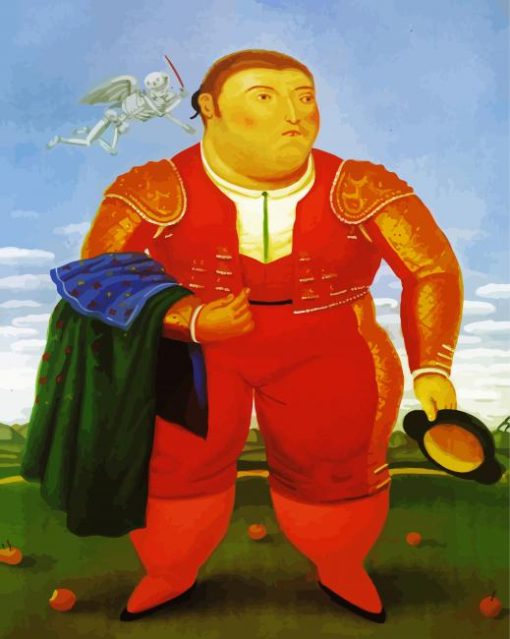 The Matador Fernando Botero paint by numbers