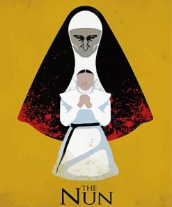 The Nun Movie Illustration paint by numbers