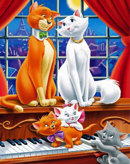 The Aristocats paint by numbers