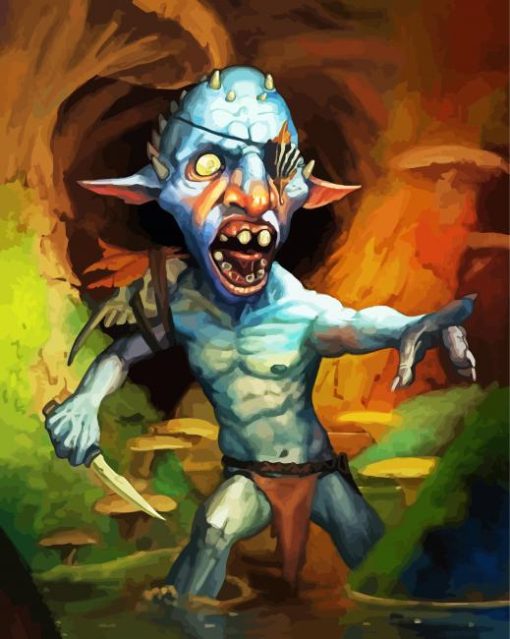 The Goblin Monster Animation paint by numbers