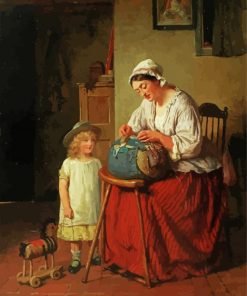 The Lacemaker By George Smith paint by numbers