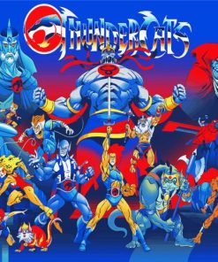 Thundercats III Movie paint by numbers