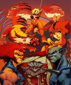 Thundercats Animation Character paint by numbers