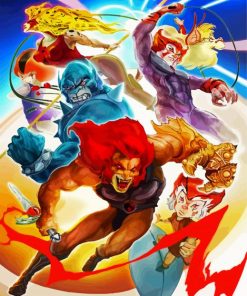 Thundercats paint by numbers