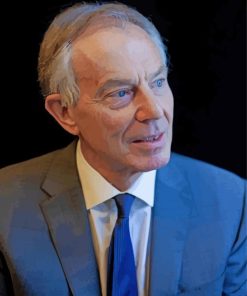 Tony Blair Minister Of The United Kingdom paint by number