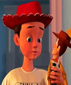 Toys Story Andy Character paint by numbers