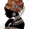 Tribal African Women paint by numbers