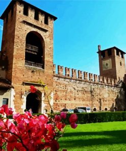 Verona Italy Castelvecchio Museum paint by numbers