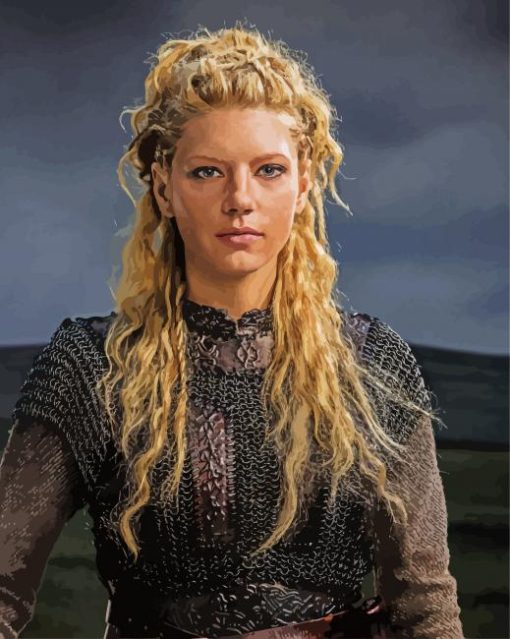 Vikings Lagertha Character paint by numbers