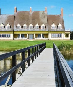 Whalehead Club In Corolla Currituck paint by numbers