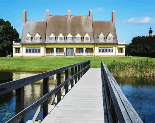 Whalehead Club In Corolla Currituck paint by numbers