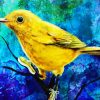 Yellow Canary Art paint by number