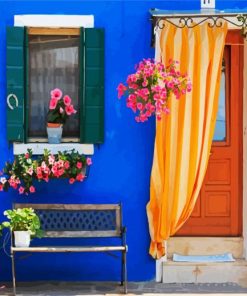 Aesthetic Case Colorate Burano paint by numbers