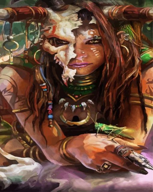 Aesthetic Celticdruic Demale paint by numbers