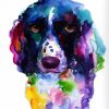 Aesthetic English Cocker Spaniel paint by numbers