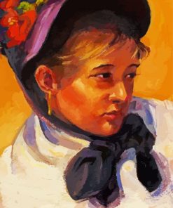 Aestheti Mary Cassatt Self Portrait paint by numbers