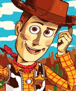 Sherrif Woody paint by numbers