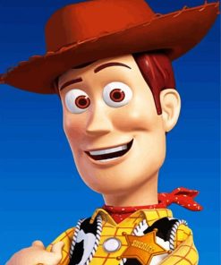 Sherrif Woody From Toy Story Animation paint by numbers