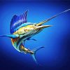 Swordfish Art paint by numbers