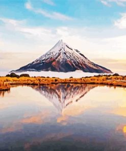 Taranaki Landscape paint by numbers