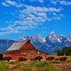 Teton Country Wyoming paint by numbers